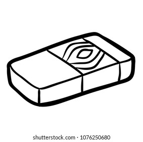 Coloring book for children, Eraser