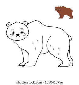 Bear Outline Images, Stock Photos & Vectors | Shutterstock