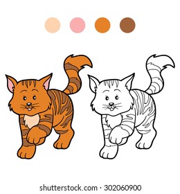 9100 Ginger Cat Coloring Pages , Free HD Download