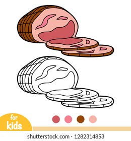 Coloring book for children, Ham