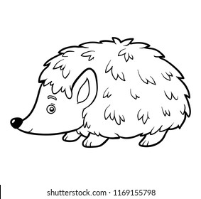 Hedgehog Outline Images, Stock Photos & Vectors | Shutterstock