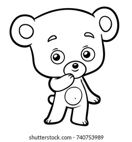 2,947 Teddy bear coloring pages Stock Vectors, Images & Vector Art ...