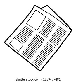 Coloring book for children, Newspaper