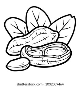 Coloring book for children, Peanut
