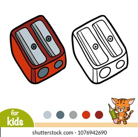 Coloring book for children, Pencil Sharpener