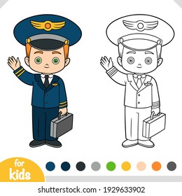 Coloring book for children, Pilot