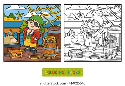 2,979 Pirates coloring pages Images, Stock Photos & Vectors | Shutterstock