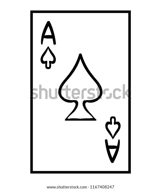 Coloring Book Children Playing Cards Stock Vector (Royalty Free ...