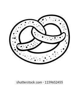 Coloring book for children, Pretzel