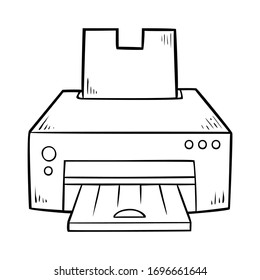 Coloring book for children, Printer