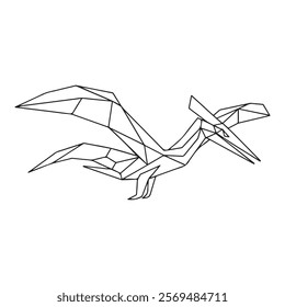 Coloring book for children, Pteranodon
