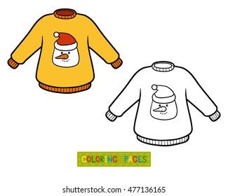 Coloring book for children, Pullover