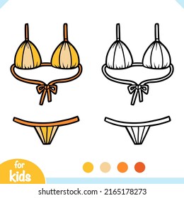 Coloring Book For Children, String Bikini