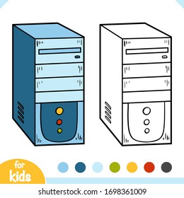 Coloring book for children, System unit