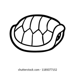 Coloring book for children, Tortoise