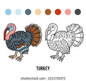 Coloring book for children, Turkey