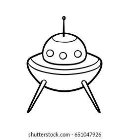 Coloring book for children, UFO