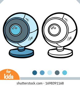 Coloring book for children, Webcam