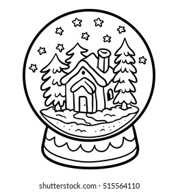 Wood Cottage Cabin Line Art Minimalist Stock Vector (Royalty Free ...