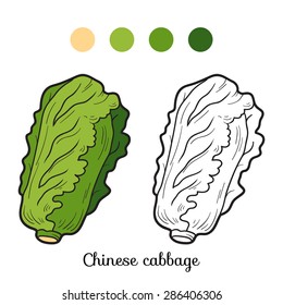 Coloring book (Chinese cabbage)