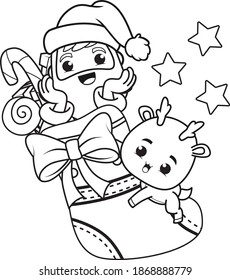 24,081 Coloriage Noël Images, Stock Photos & Vectors | Shutterstock