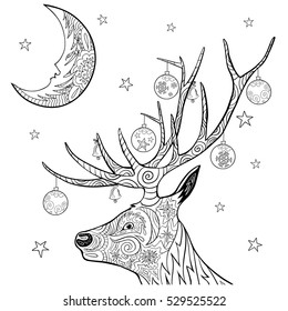 half moon coloring pages