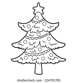 Coloring Book (christmas Tree)