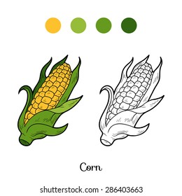 Coloring book (corn)