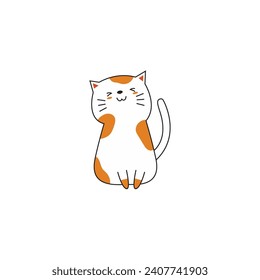 coloring book cute cats with poses cute