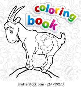 Coloring book - deer.