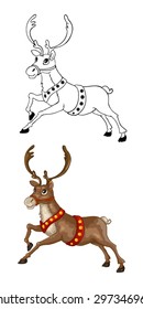 Coloring book (deer)