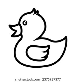 Farbbuchdesign-Ente einfach