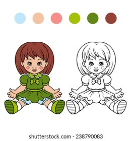 Coloring book (doll)