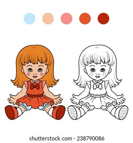 Coloring book (doll)