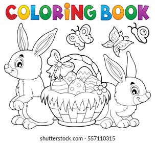 Download Easter Bunny Coloring Images Stock Photos Vectors Shutterstock