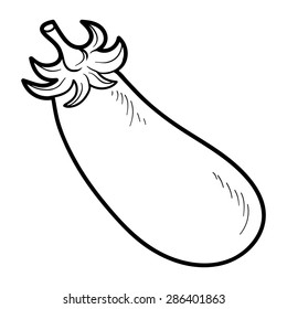 Coloring book (eggplant)