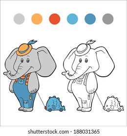 Coloring Book (elephant)