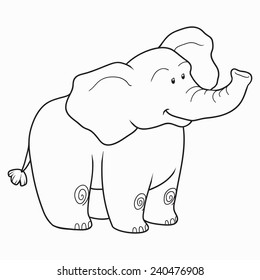 Coloring book (elephant)