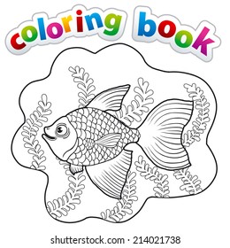 Coloring book - fish