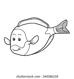 Coloring book (fish)