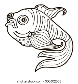 Coloring book (fish)