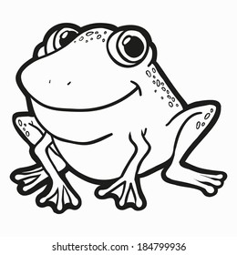 3,537 Coloring book frog Images, Stock Photos & Vectors | Shutterstock