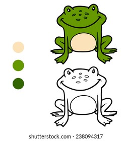 Coloring book (frog)