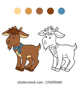 Coloring book (goat)