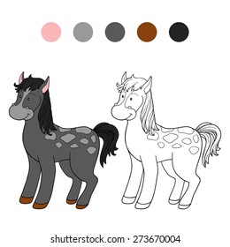 Coloring book (horse)
