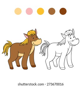 Coloring book (horse)