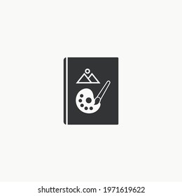 Coloring book icon graphic design vector illustration