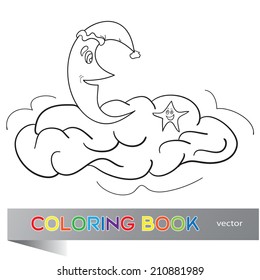The coloring book - illustration for the children