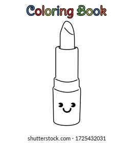 coloring book kid chibi lipstick
