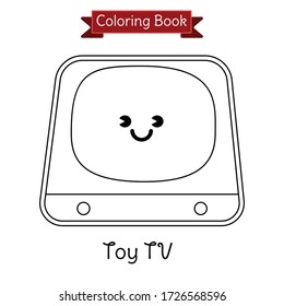 libro de colores kid chibi toy tv